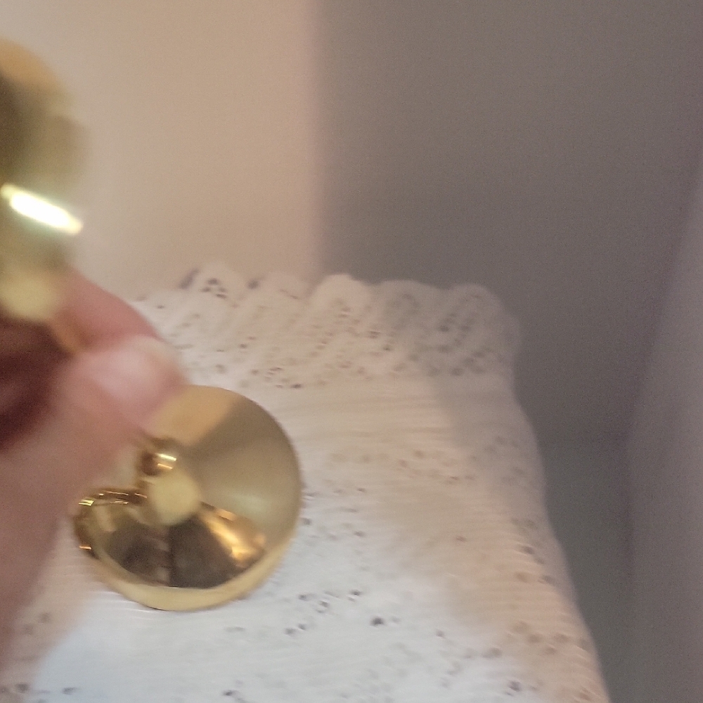 Hometrends Solid Brass Candleholders Set - Picture 6 of 7